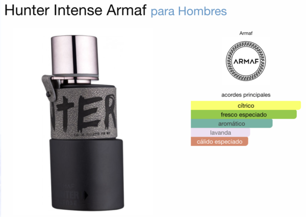 Armaf Hunter Intense EDP (Caballero) - 100 ml - Imagen 2